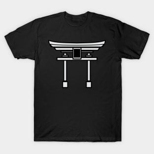 torii gate (silver) T-Shirt